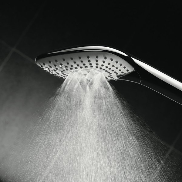 Läikiv hõbedane plastikust dušiotsik IdealRain Evo Jet - Ideal Standard-image-2