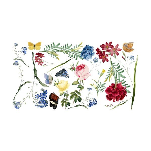 Seinakleebiste komplekt Lilled aias - Ambiance-image-2