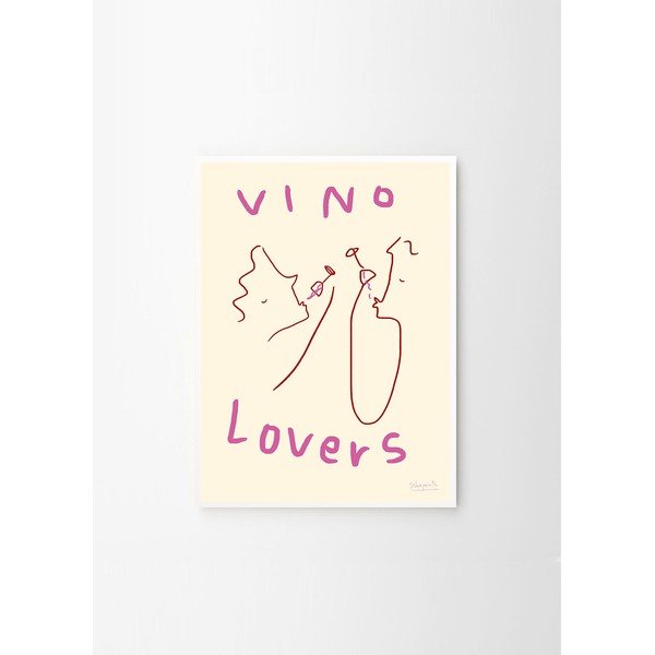 Plakat 50x70 cm Vino Lovers – Ruby Hughes - The Plakat Club-image-3