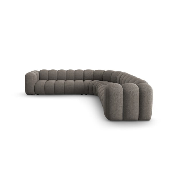 Tumehall šenillist mooduldiivan Lupine - Micadoni-image-2