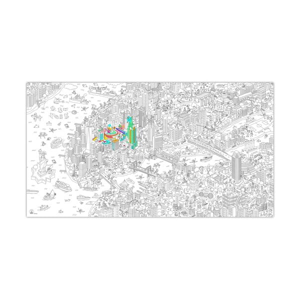 Omalovánka OMY New York XXL, 180 x 100 cm-image-4