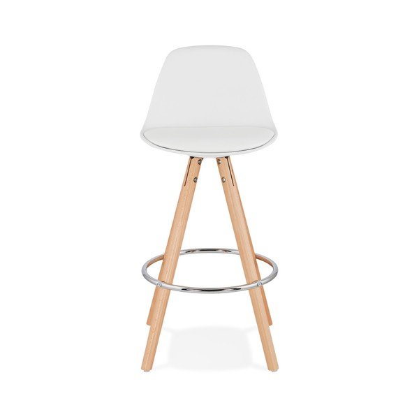 Valge baaritooli, istme kõrgus 64 cm Anau - Kokoon-image-2