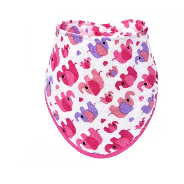 Puuvill/bambus pudipõll Pink elephants – T-TOMI