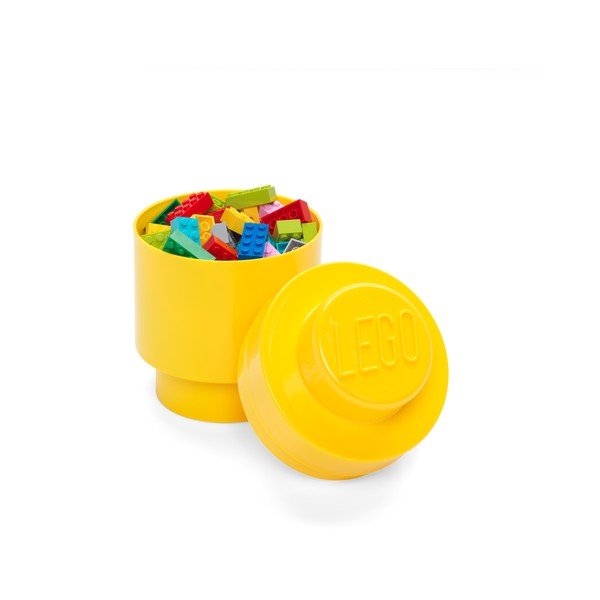 Kollane ümmargune hoiukarp , ⌀ 12,5 cm - LEGO®-image-1