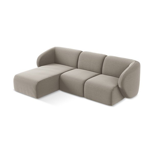 Helepruun sametist nurgadiivan (vasak nurk/diivanvoodiga) Lani - Makamii-image-2