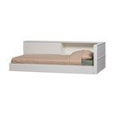 Valge männipuidust üheinimesevoodi ilma voodipõhjata 90x200 cm Carter - WOOOD