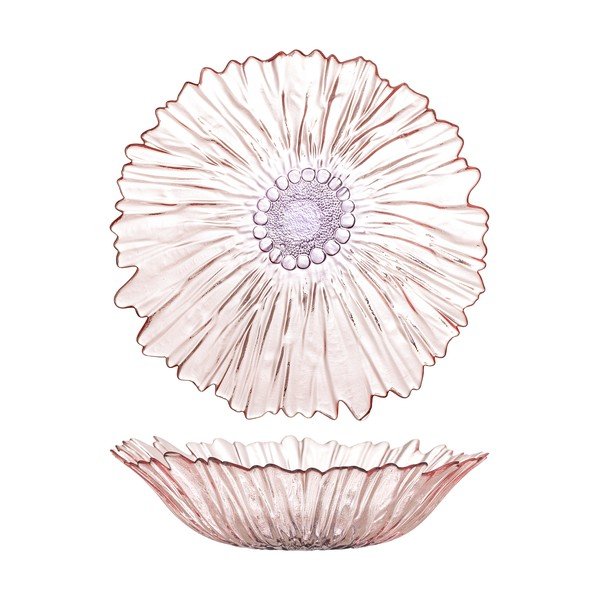 Heleroosa klaasist kauss ø 31 cm Mariko - Bloomingville-image-4