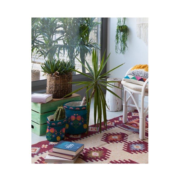 2 tekstiilist poti katte komplekt Crisantemo - Madre Selva-image-1