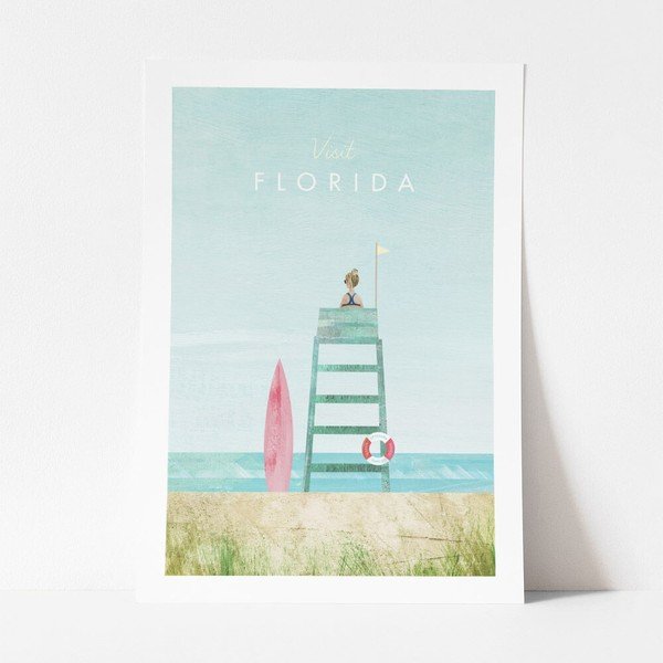 Poster , 50 x 70 cm Florida - Travelposter