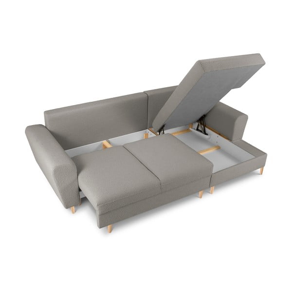 Helehall bukleekangast panipaigaga nurgadiivanvoodi (parem nurk) Kyoto - Cosmopolitan Design-image-3