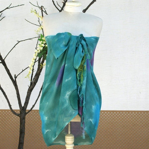 Pareo šátek Cloth Green, 70x190 cm
