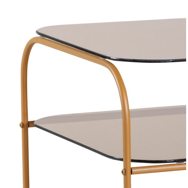 Klaasist kokkupandav laud 41x41 cm Echo - Hübsch-image-2