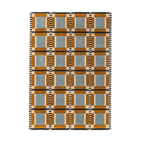 Käsitsi kootud villane vaip 140x200 cm Quadro Wool - Flair Rugs