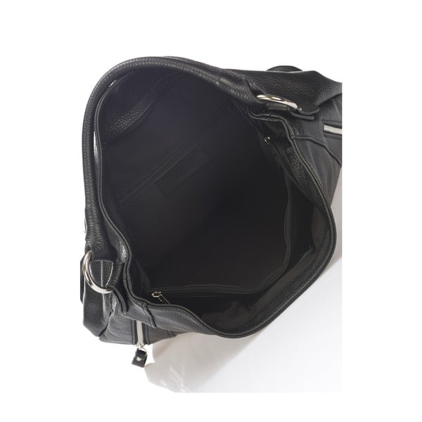 Must nahast käekott Savino - Markese-image-3