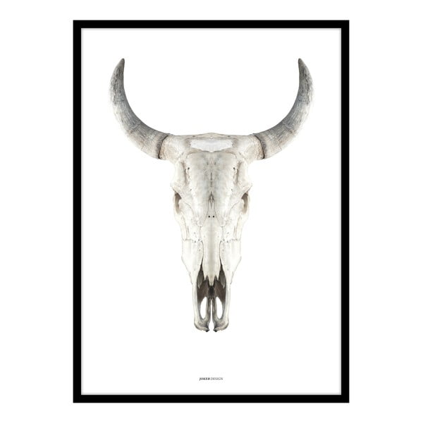 Plakat raamis 50x70 cm Cow Skull - Malerifabrikken