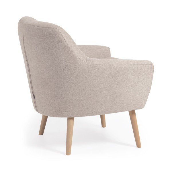 Beež tugitool Candela - Kave Home-image-4