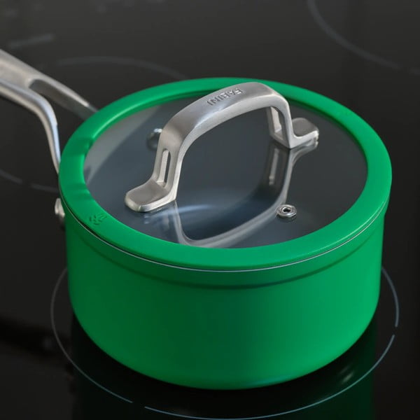 Alumiiniumist pott induktsioonpliidile koos kaane ja mittenakkuva pinnaga 1,3 l Meda 3.0 - FABINI-image-2