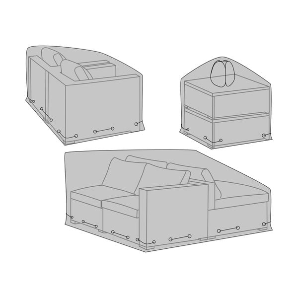 Kaitsekatted aiamööblile 3 komplektis - House Nordic-image-3