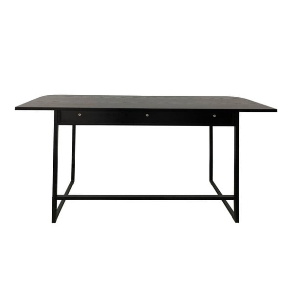 Must tuhkpuidu spoonist konsoollaud 40x140 cm Darlington - Actona-image-3