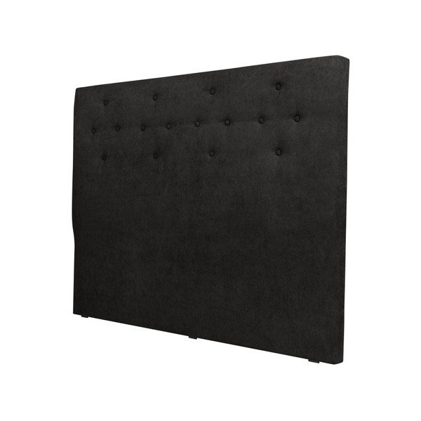 Černé čelo postele Cosmopolitan design Barcelona, šířka 142 cm