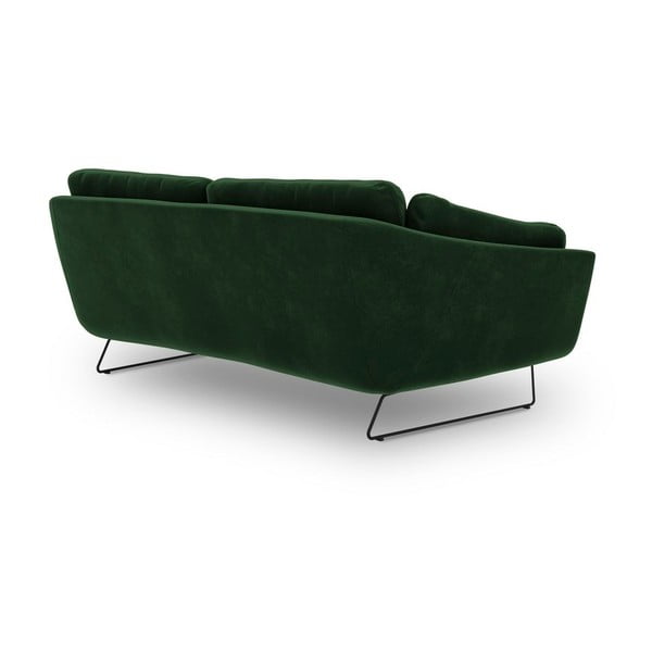 Lahvově zelená pohovka se sametovým potahem Windsor & Co Sofas Gravity-image-3