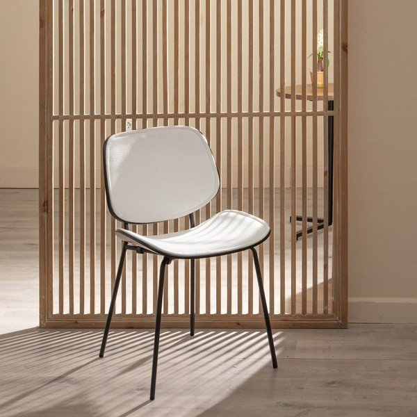 Valged söögitoolid 2 tk komplektis Elio - Ixia-image-1