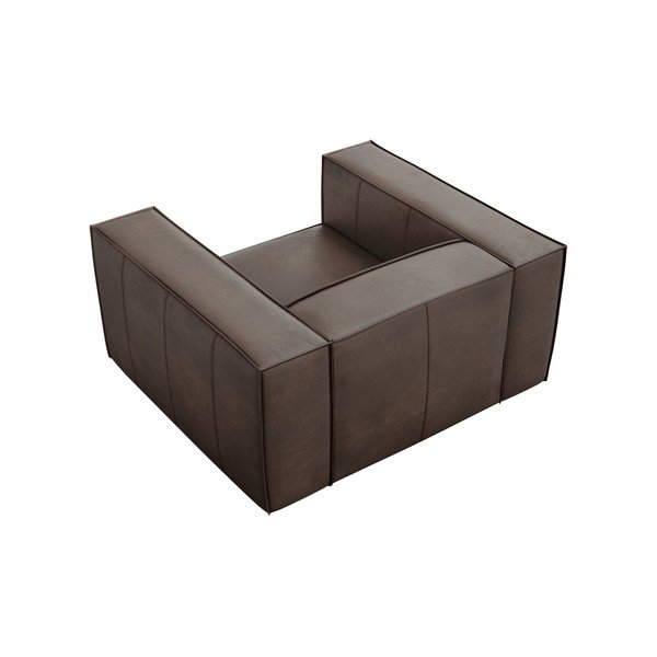 Pruun nahast tugitool Madame - Windsor & Co Sofas-image-4