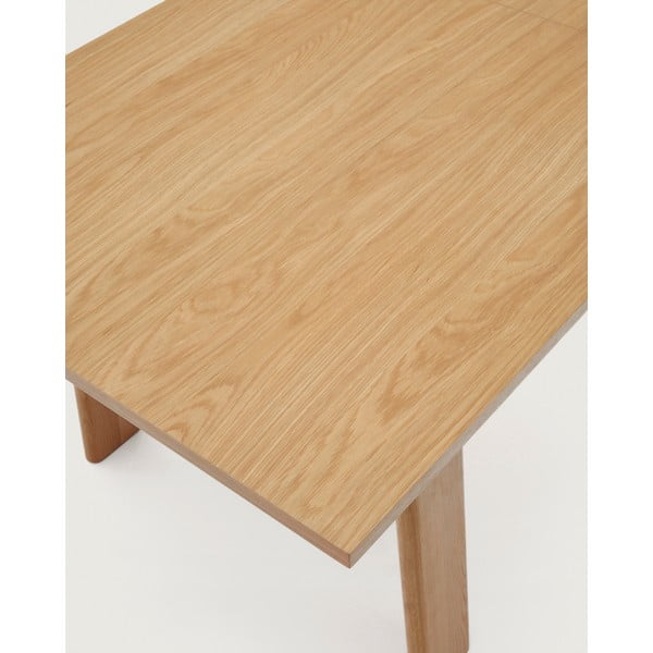 Pikendatav söögilaud tammespoonist pealispinnaga 95x200 cm Arlen - Kave Home-image-3