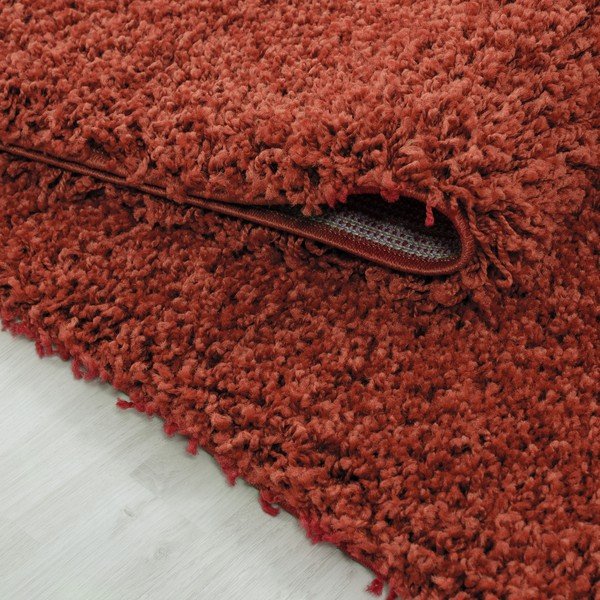 Terrakota värvi ümmargune vaip ø 200 cm Life - Ayyildiz Carpets-image-1