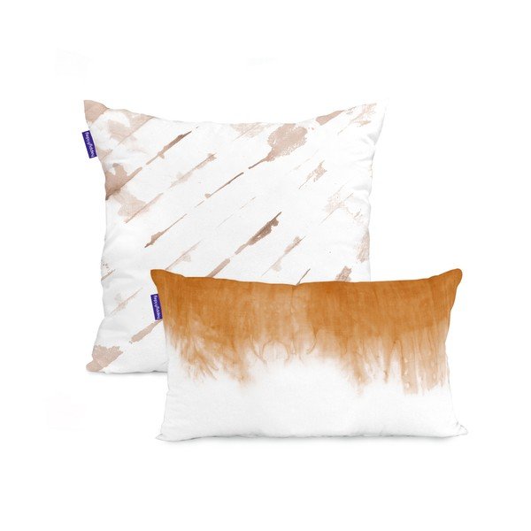 Padjapüürid 2 tk komplektis 50x50 cm Tie dye - Blanc