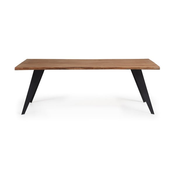 Söögilaud tammespoonist pealispinnaga 100x180 cm Koda - Kave Home