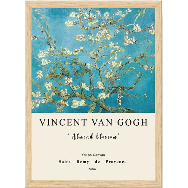 Plakat raamides 55x75 cm Vincent van Gogh - Wallity