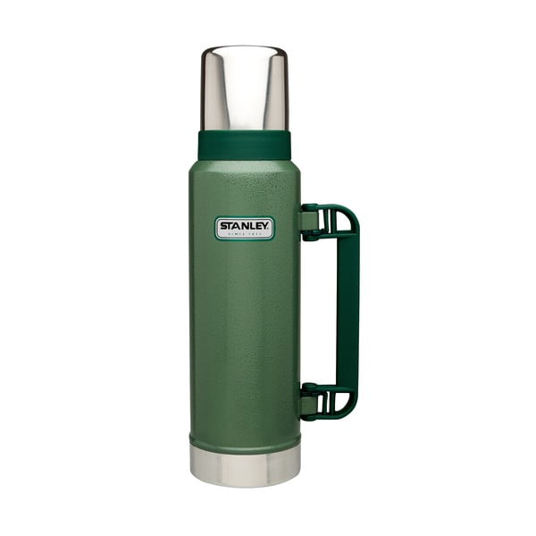 Zelená termoska Stanley Classic, 1,3 l