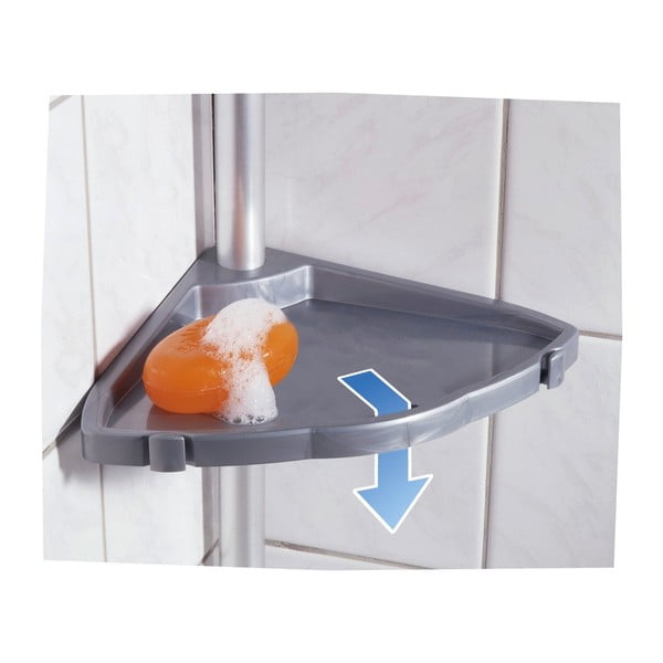 Hall teleskoopne seinariiul vannituppa Easy - Wenko-image-3