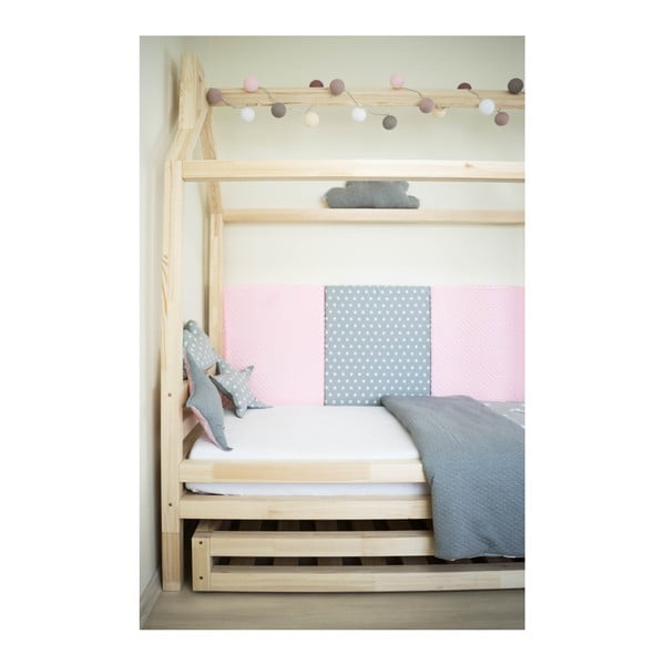 Set bílé zásuvky pod postel a 4 prodloužených nohou Benlemi, pro postel 80 x 160 cm-image-2