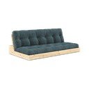 Sinine velvetist diivanvoodi 196 cm Base - Karup Design