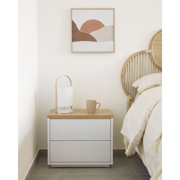 Valge padjapüür, 70 x 40 cm Nyla - Kave Home-image-1