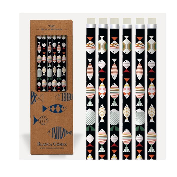 Sada 6 pastelek U Studio Design Fish