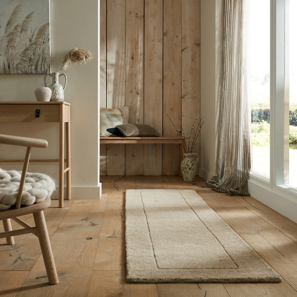 Beež villane koridorivaip 60x230 cm - Flair Rugs-image-1