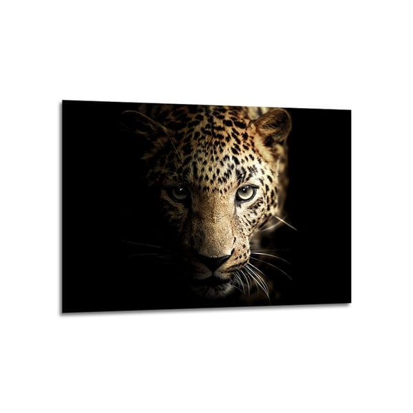 Klaasist maal 100x70 cm Leopard - Styler-image-1