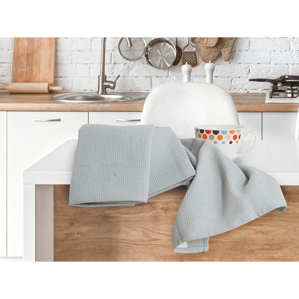 Puuvillased rätikud 3 tk 40x60 cm komplektis Wafle - B.E.S.-image-2