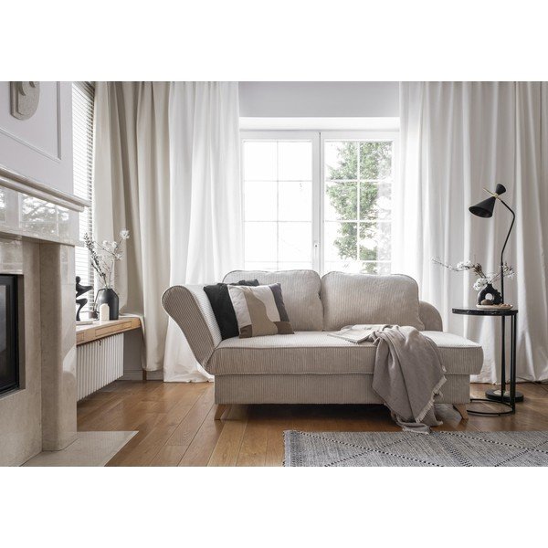 Beež velvetist lamamistool (vasak nurk) Chic Charlotte - Miuform-image-2