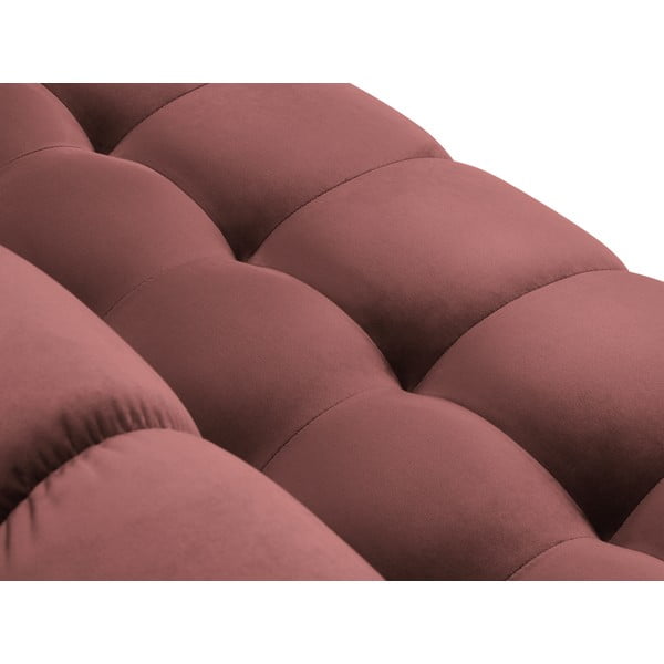 Roosa sametne nurgadiivan , vasakpoolne nurk Bali - Cosmopolitan Design-image-1