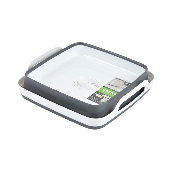 Valge/hall valamu 9 l - Homéa-image-1