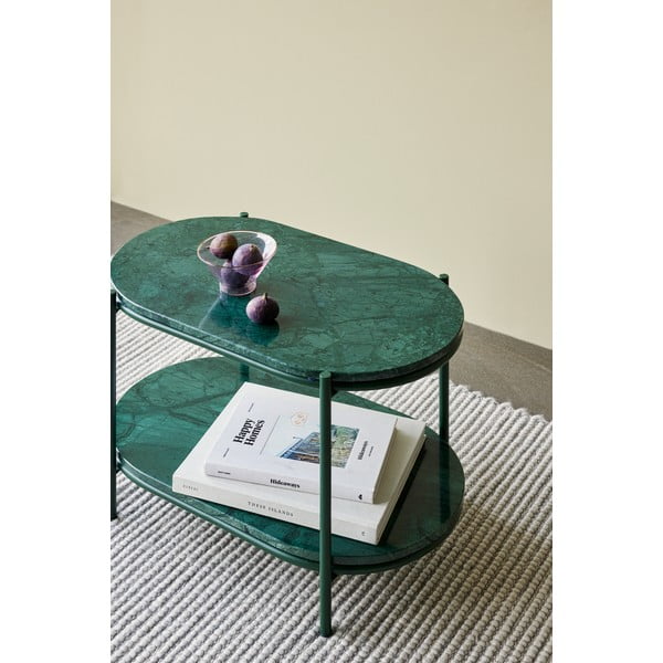 Helehall kahepoolne käsitsi kootud villasegust vaip 200x300 cm Poppy - Hübsch-image-2