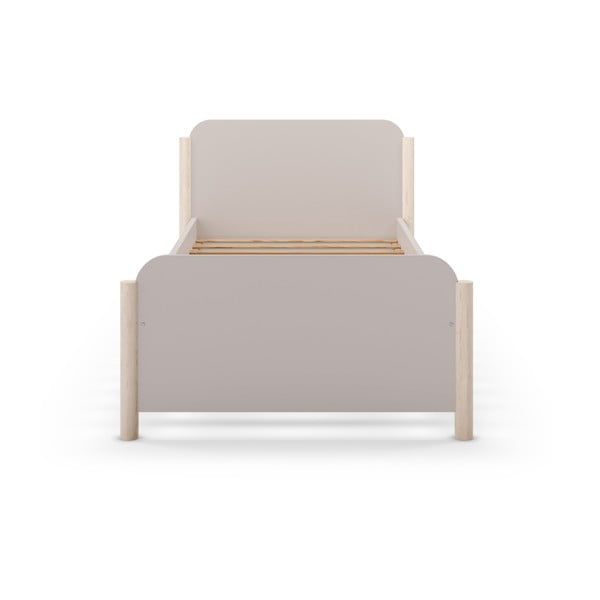 Kreem männipuidust lastevoodi 90x190 cm Enola - Marckeric-image-4