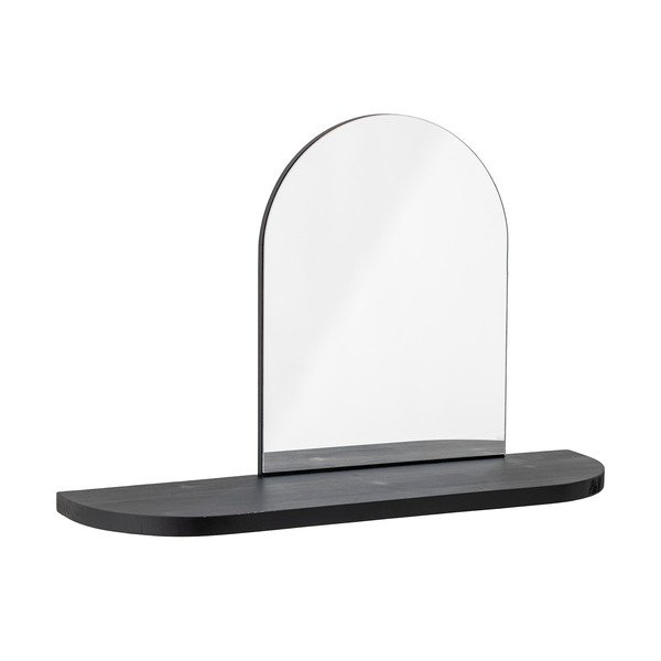 Puidust raami ja riiuliga seinapeegel 72x48 cm Annlie - Bloomingville-image-1