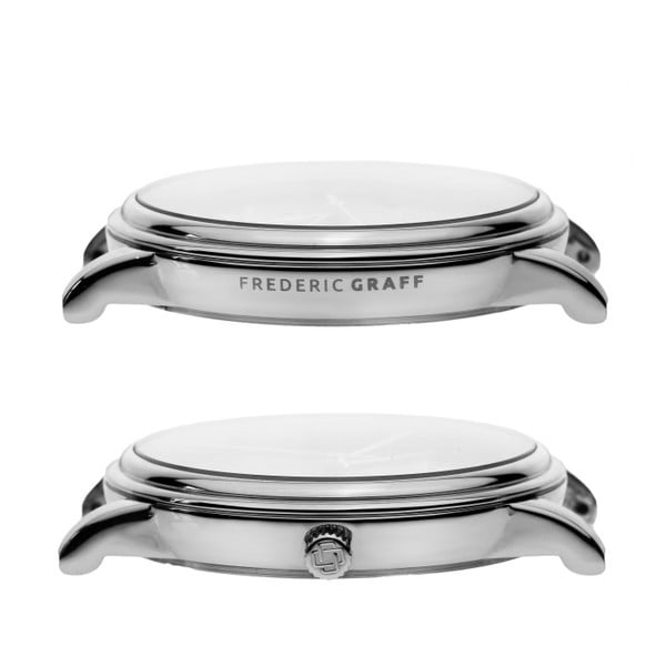 Unisex hodinky s páskem z nerezové oceli ve stříbrné barvě Frederic Graff Breithorn-image-3