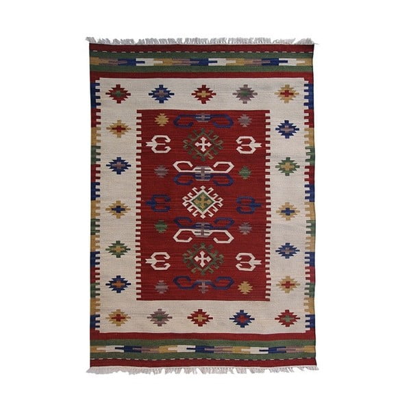 Ručně tkaný koberec Kilim Gol, 125x75cm