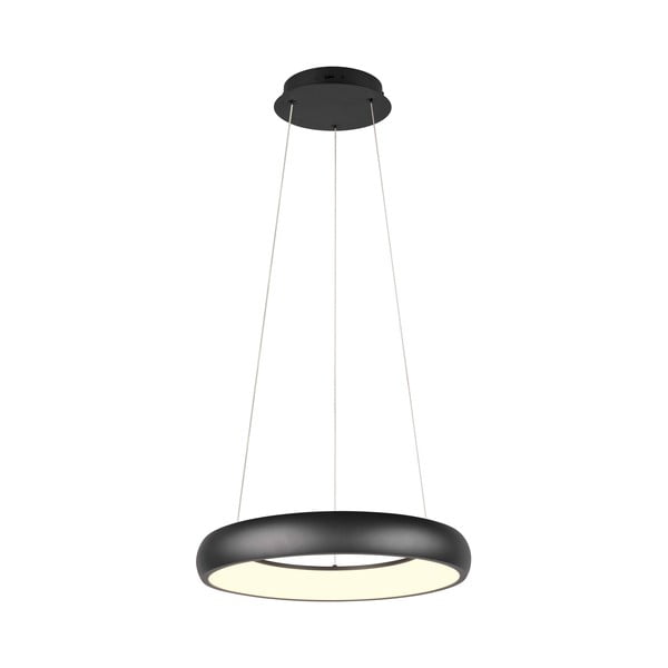 Matt must LED-dimmerdatav rippvalgusti metallist varjuga ø 46 cm Cardona - Trio-image-2